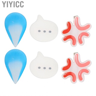 Yiyicc 6 Pieces Cute Hair  Funny Shaped Pins Accessories For Dating