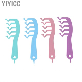 Yiyicc Z Shaped Comb  Detangling Seam Distribution  Ergonomic Portable for Home Salon