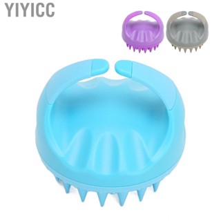 Yiyicc Brush Wet Dry Hair Soft Silicone Head Scalp  For Wome