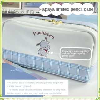 Kawaii Cinnamoroll Pochacco กระเป๋าดินสอ ความจุขนาดใหญ่ กระเป๋าปากกา กระเป๋าดินสอการ์ตูน กล่องปากกา เครื่องเขียน กระเป๋าเครื่องสําอาง กระเป๋าจัดเก็บ ของขวัญเด็ก