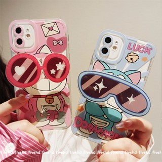 เคสป้องกันโทรศัพท์มือถือ TPU แบบนิ่ม ลายการ์ตูนแมว Dingdang สําหรับ iPhone 14 13 12 11 Pro Max X XR Xs Max 8 7 6 6s Plus SE 2020