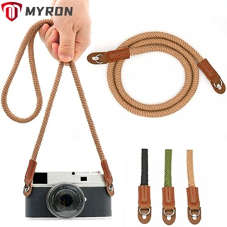 Myron SLR สายคล้องไหล่ สายคล้องกล้อง ผ้าฝ้าย สไตล์เรโทร DSL/DSLR