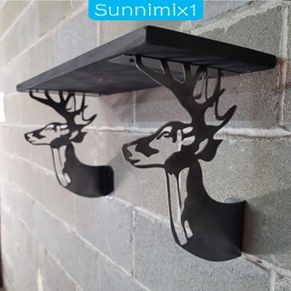 [Sunnimix1] ชั้นวางของเหล็ก แบบติดผนัง ติดตั้งง่าย สําหรับห้องนั่งเล่น