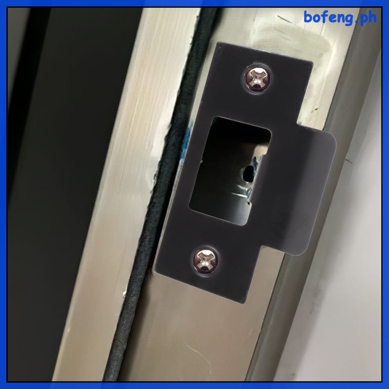 Bofeng Door Strike Plate Filler Cam Block Locks Hole Toilet Striker Plates 4 ชิ้น