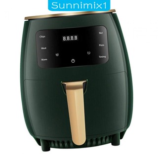 [Sunnimix1] หม้อทอดไร้น้ํามัน 1400W ปิดอัตโนมัติ 4.5 ลิตร ด้ามจับกันลื่น ควบคุมอุณหภูมิ แบบพกพา สําหรับห้องครัว ดินเนอร์