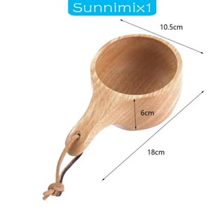 [Sunnimix1] แก้วน้ําไม้ ขนาดเล็ก น้ําหนักเบา แฮนด์เมด สําหรับตั้งแคมป์กลางแจ้ง ปิกนิก