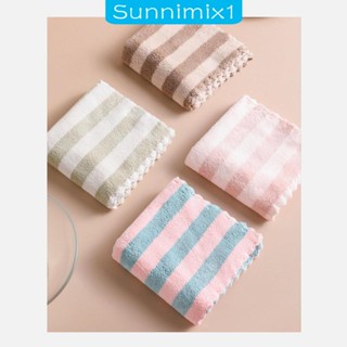 [Sunnimix1] ผ้าขนหนูเช็ดจาน อเนกประสงค์ ดูดซับน้ําได้ดี แบบพกพา 30x30 ซม. สําหรับบ้าน โต๊ะ หน้าต่าง แว่นตา ห้องครัว