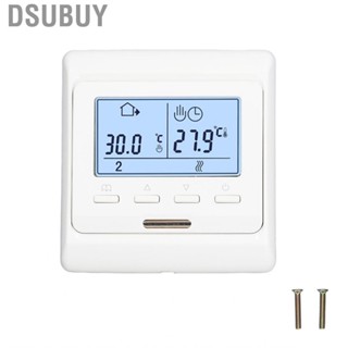 Dsubuy Floor Heating Thermostat Air Mechanical High Reliability  for Household