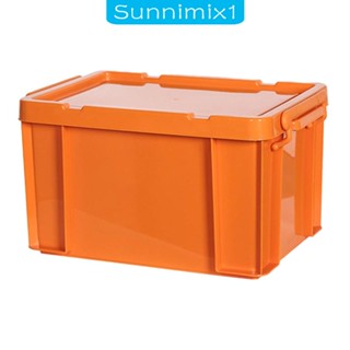 [Sunnimix1] กล่องเก็บของ PP วางซ้อนกันได้ ทนทาน สําหรับบ้าน ตู้เสื้อผ้า ของเล่น