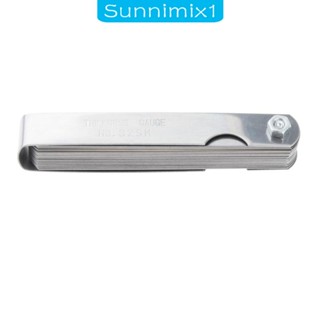 [Sunnimix1] ไม้บรรทัดวัดช่องว่าง เกจวัดความหนา 32 เหล็ก สําหรับเครื่องยนต์ ตลับลูกปืน