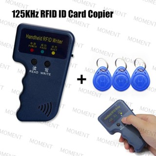 Moment เครื่องทําซ้ํา 125KHz RFID แท็กจับคู่ที่มีประโยชน์ และการ์ด แบบมือถือ ID Card Cloner