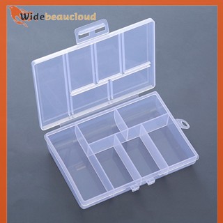 Widebeaucloud กล่องเก็บผลไม้เปล่า 6 ช่อง สําหรับเก็บเครื่องประดับ ต่างหู แหวน