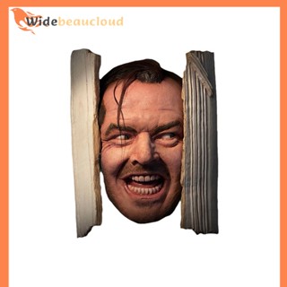 Widebeaucloud Jack Nicholson ประติมากรรมเรซิ่น สําหรับตกแต่งบ้าน ชั้นวางหนังสือ