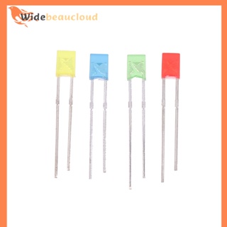 Widebeaucloud ไดโอดเปล่งแสง LED 2X3X4 ทรงสี่เหลี่ยม 234 4 สี 2*3*4 อุปกรณ์เสริม DIY 100 ชิ้น