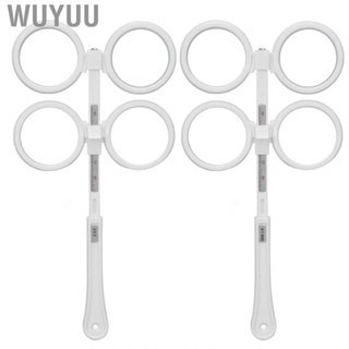 Wuyuu Plastic Optical Flipper  Portable Clear Ergonomic Professional Optometry Flip for Amblyopia Adult