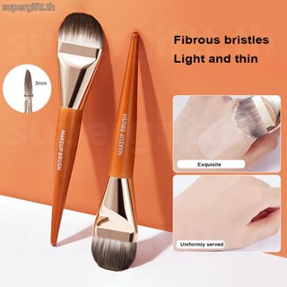 Widened Tongue Shaped Foundation Brush Makeup Brush Seamless Concealer Do Not Eat Powder Flat Head Soft Hair Beauty Tool