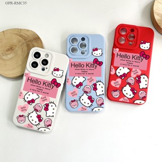 Realme C35 C30 C21Y C25Y C15 C1 เคสเรียวมี สำหรับ Kitty Cat เคส เคสโทรศัพท์