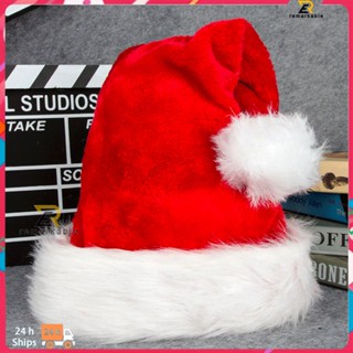 พร้อมสต็อก Christmas Polycons Christmas Hat หมวกลูกหนาใหญ่ หมวกซานตาคลอส ตุ๊กตายาว หมวกคริสต์มาสสีแดงสีขาว โดดเด่น_th