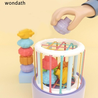 Wonda ของเล่นเด็ก Montessori เสริมการเรียนรู้ รูปทรงสีสันสดใส