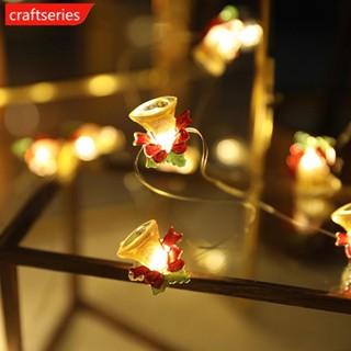 Craftseries สายไฟหิ่งห้อย รูปซานตาคลอส สําหรับตกแต่งบ้าน ต้นคริสต์มาส C9N6