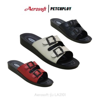 Aerosoft รุ่น 2101 รองเท้าแตะแบบสวม แอโร่ซอฟ เบอร์ 35-41 รุ่น LA 2101