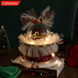 Craftseries ป้ายท็อปเปอร์ รูปซานตาคลอส กวาง ต้นคริสต์มาส สําหรับตกแต่งเค้ก ปีใหม่ ปาร์ตี้ K1Z8