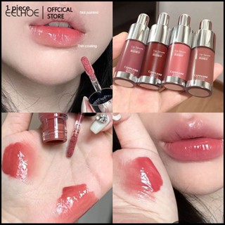 CAPPUVINI ขนาดเล็กขวด Lip น้ำผึ้งสีลิปสติก Lip Glaze Mirror Water Light Nude Lip Oil เครื่องสำอางค์ผู้หญิง-eelhoe