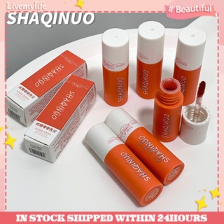 Shaqinuo ลิปทินท์ เนื้อแมตต์กํามะหยี่ ติดทนนาน 6 สี สําหรับผู้หญิง