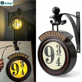 Harry Potter Night Light Led โคมไฟ Hogwarts 3d Harris Home Room ตกแต่งเด็กของขวัญวันเกิด heby1