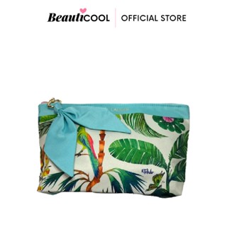 ESTEE LAUDER ESTEE LAUDER Ruben Toledo Tropical Printed Cosmetic Makeup Bag Zip Pouch EL8 1 pcs