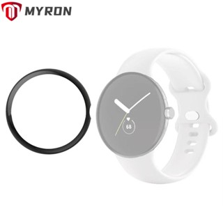 Myron สายรัดข้อมือสมาร์ทวอทช์ แบบนิ่ม ป้องกันหน้าจอ สําหรับ Google Pixel Watch 2 ชิ้น