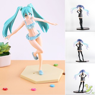 ฟิกเกอร์ Pvc รูปการ์ตูนอนิเมะ Hatsune Miku น่ารัก ของเล่นสะสม สําหรับเด็ก