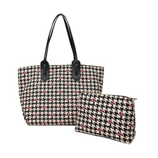 [Disney] Houndstooth กระเป๋าโท้ท (กระเป๋าแม่ลูก)