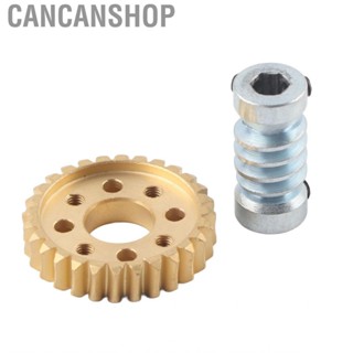 Cancanshop Worm Speed Reducer 28:1 Reduction Ratio W/28Teeth Wheel 6mm Bore Gear Shaft