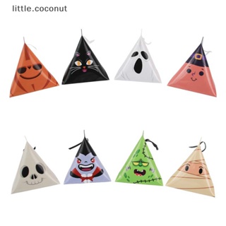 [little.coconut] กล่องกระดาษใส่ขนมช็อคโกแลต ขนมหวาน ลายฮาโลวีน คละสี 8 ชิ้น