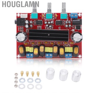 Houglamn Amplifier Module  Heat Resistant Digital Power Board 2x50W+100W 12V-24V TPA3116D2 with Nut and Screw for Audio Equipment