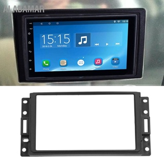 ALABAMAR 2-DIN รถสเตอริโอวิทยุ Fascia Dash แผงเปลี่ยนสำหรับ Chevrolet Corvette 2005-2010