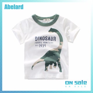 เสื้อยืดคอกลม แขนสั้น พิมพ์ลายการ์ตูน Abelard Boy