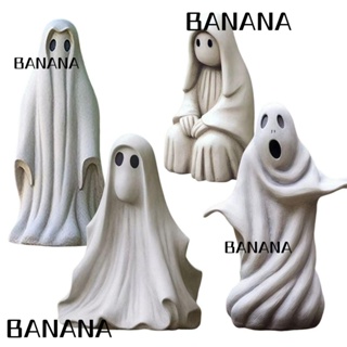 Banana1 ฟิกเกอร์เรซิ่น รูปปั้นผีฮาโลวีน DIY สําหรับตกแต่งบ้าน