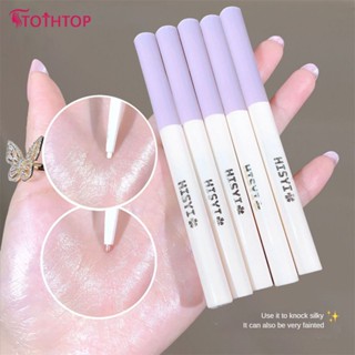 Hisyi Pure Silkworm Lying Pen Matte Pearlescent Brightening Fine Flash Eye Shadow ปากกาเรืองแสงสูง [TOP]