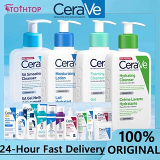 Cerave Acne Foaming Cleanser Hydrating Facial Sa Smoothing Face Wash โลชั่นบำรุงผิว Retinol [TOP]