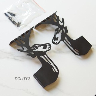 [Dolity2] ชั้นวางของเหล็ก แบบติดผนัง ติดตั้งง่าย ทนทาน สําหรับตกแต่งบ้าน ฟาร์มเฮาส์ ห้องน้ํา