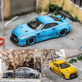 Fuji 1: 64 Nissan GTR R35 Rocket Rabbit โลหะผสม ของเล่นสําหรับเด็กผู้ชาย โมเดลรถยนต์