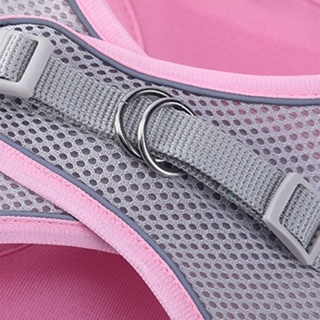 Adjustable polyester pet chest strap leash Detachable design for convenience