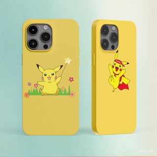 เคสโทรศัพท์มือถือ ซิลิโคน กันกระแทก ลายการ์ตูนปิกาจูน่ารัก สําหรับ iPhone 7PLUS 8G SE2 XS XR XSMAX 11 11PRO 11PROMAX 12 12PROMAX 12MINI 13PRO 13PROMAX 13 13MINI 14PROMAX 14