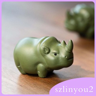 [szlinyou2] รูปปั้นสัตว์เลี้ยง ชา ขนาดเล็ก สําหรับตกแต่งบ้าน ออฟฟิศ ตู้หนังสือ