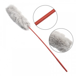 Pet Cat Toy Fake Hair Fault Fur Teaser Wand Toy Teasers For Cat Play Fun Stick