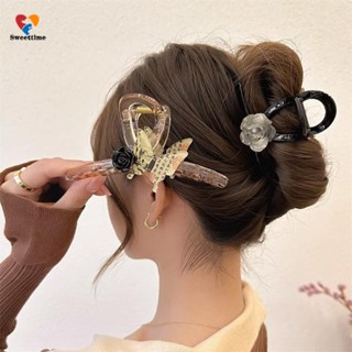 Retro Butterfly Hair Clips Chinese Style Calligraphy Butterfly Hairpin Women Hair Clip Shaped Hairpin