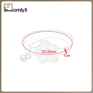 [Homyl5] ปลอกคอโชคเกอร์ พร้อมกระดิ่ง สําหรับสุนัข แมว