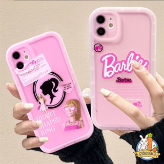 เคสโทรศัพท์มือถือแบบนิ่ม Tpu กันกระแทก ลายการ์ตูนบาร์บี้ แฟชั่น สําหรับ IPhone 15 14 13 12 11 Pro Max X Xr Xs Max 8 7 6 6s Plus SE 2020